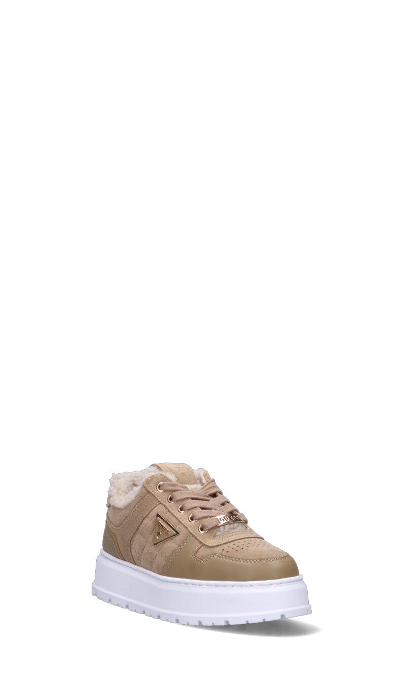 GUESS Sneaker donna beige in suede
