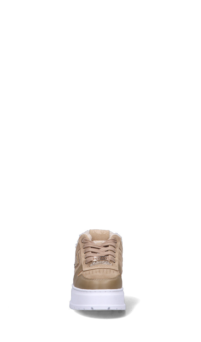 GUESS Sneaker donna beige in suede