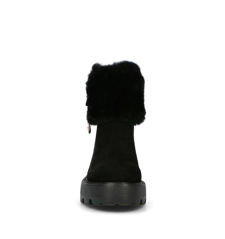 GUESS Stivaletto pelo donna nero