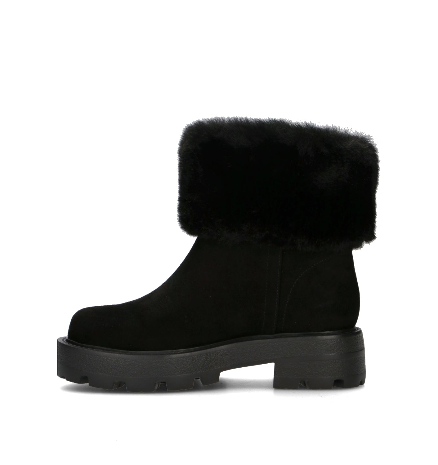 Stivali Vionic Lani II Da Donna, Pelle Nera, Stile Combat, Con Zip E Lacci