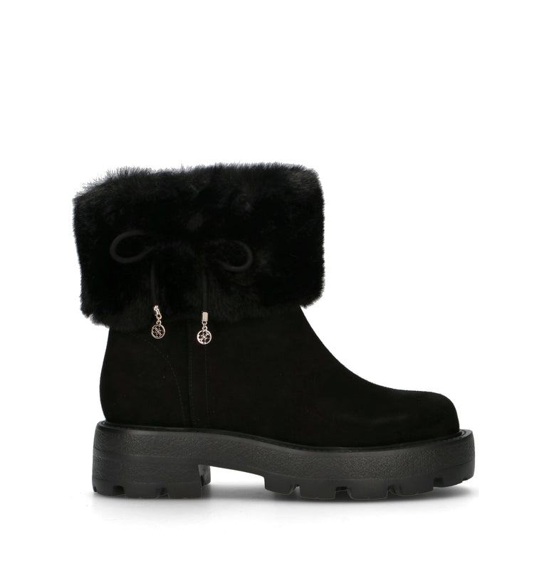 GUESS Stivaletto pelo donna nero