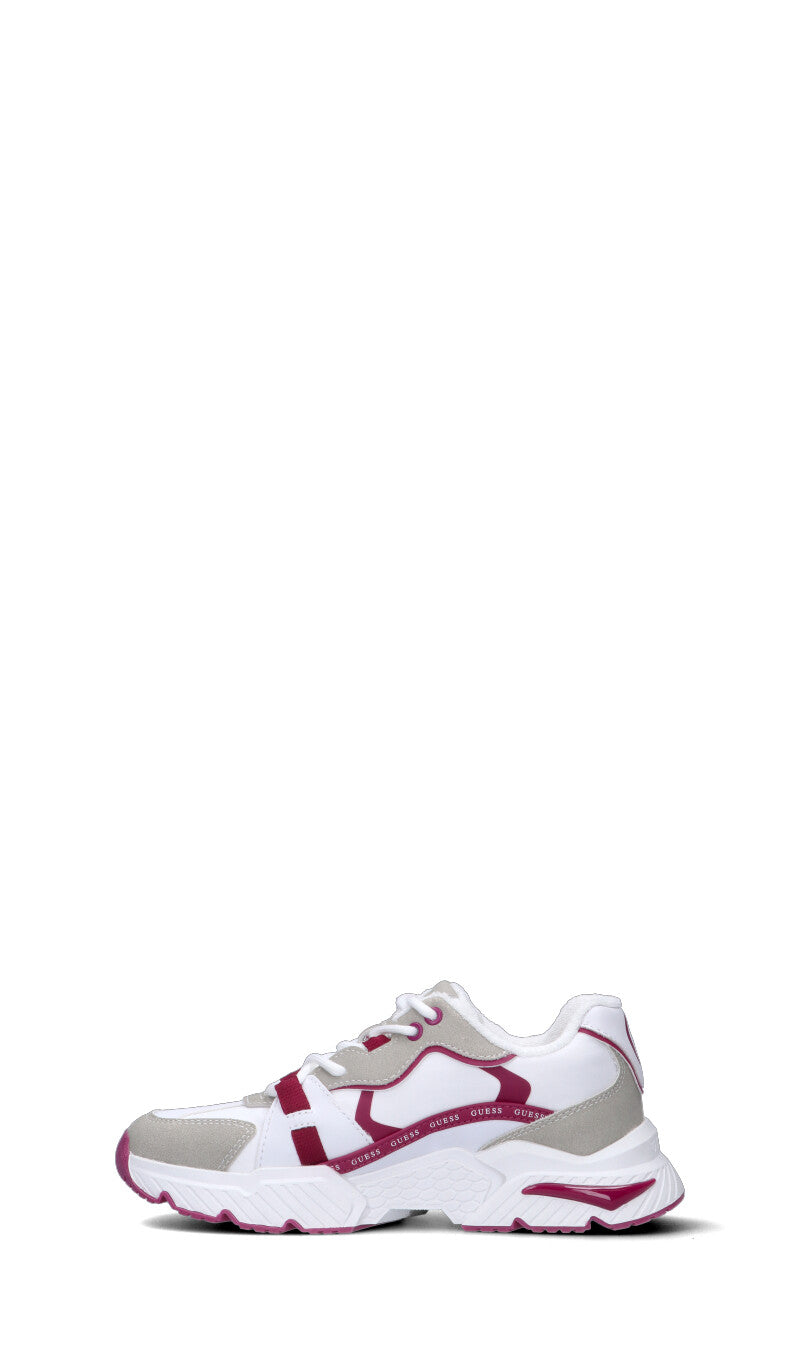 GUESS Sneaker uomo bianca/rossa