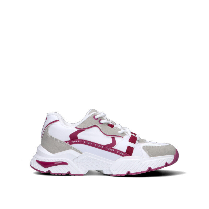 GUESS Sneaker uomo bianca/rossa