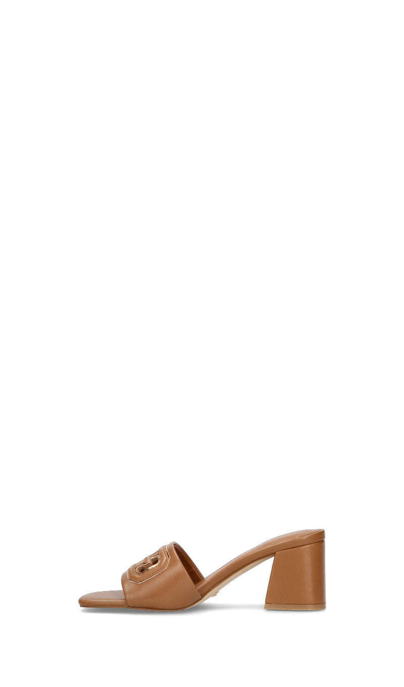 GUESS Sandalo donna tan in pelle