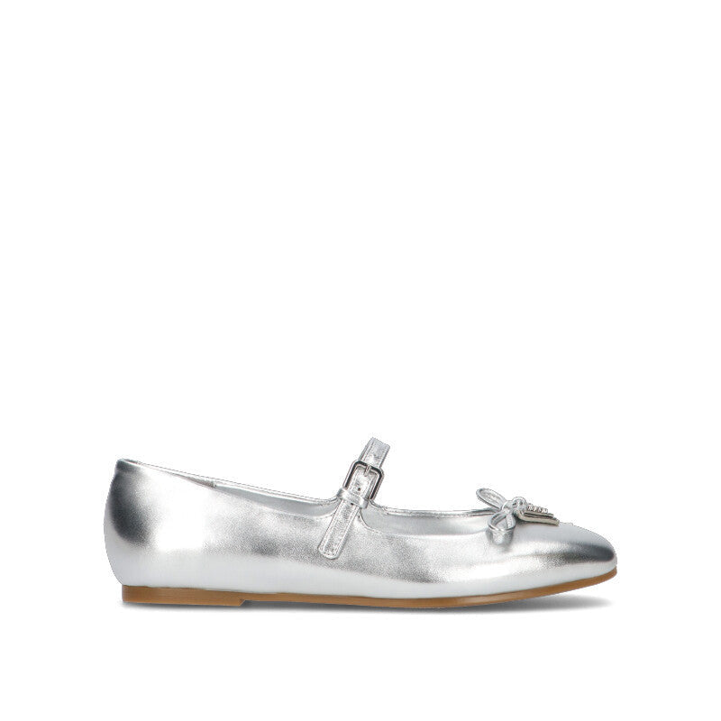 GUESS Ballerina donna argento in pelle