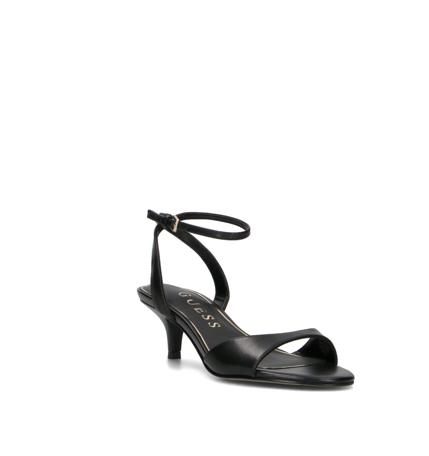 GUESS Sandalo donna nero in pelle