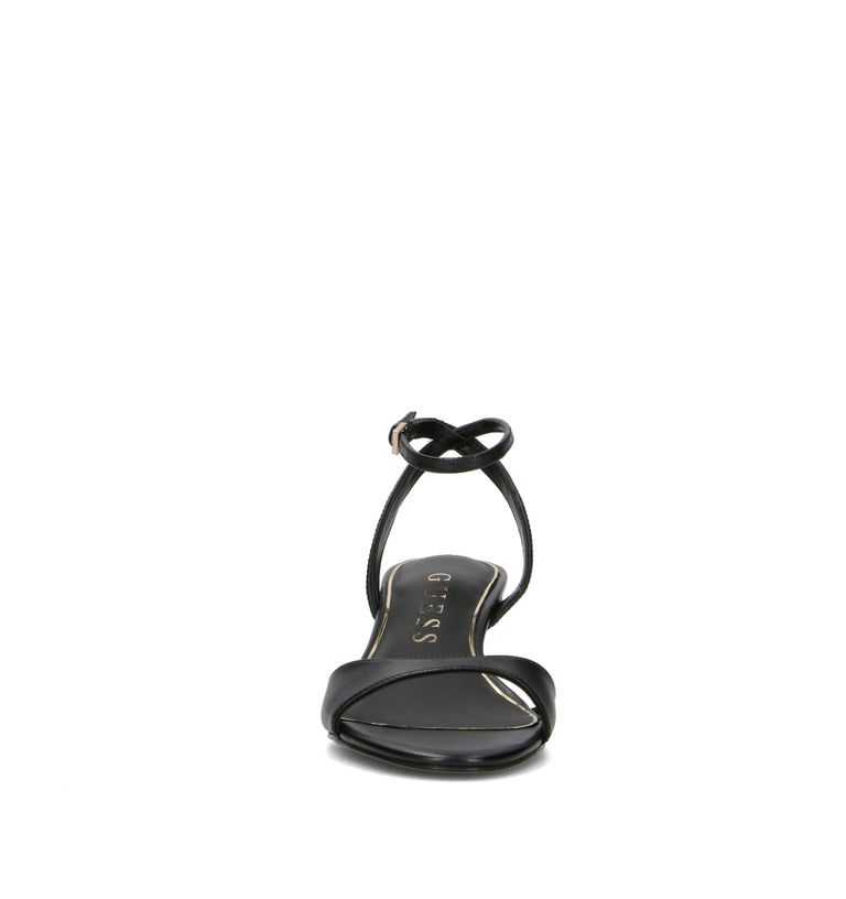GUESS Sandalo donna nero in pelle