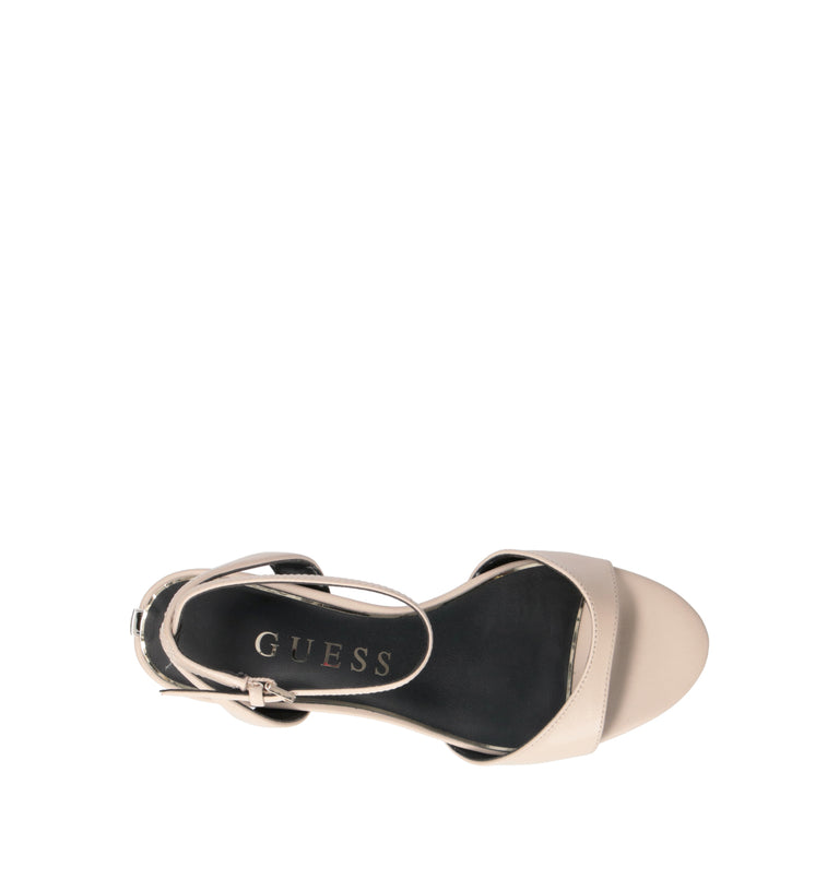 GUESS Sandalo donna nude in pelle