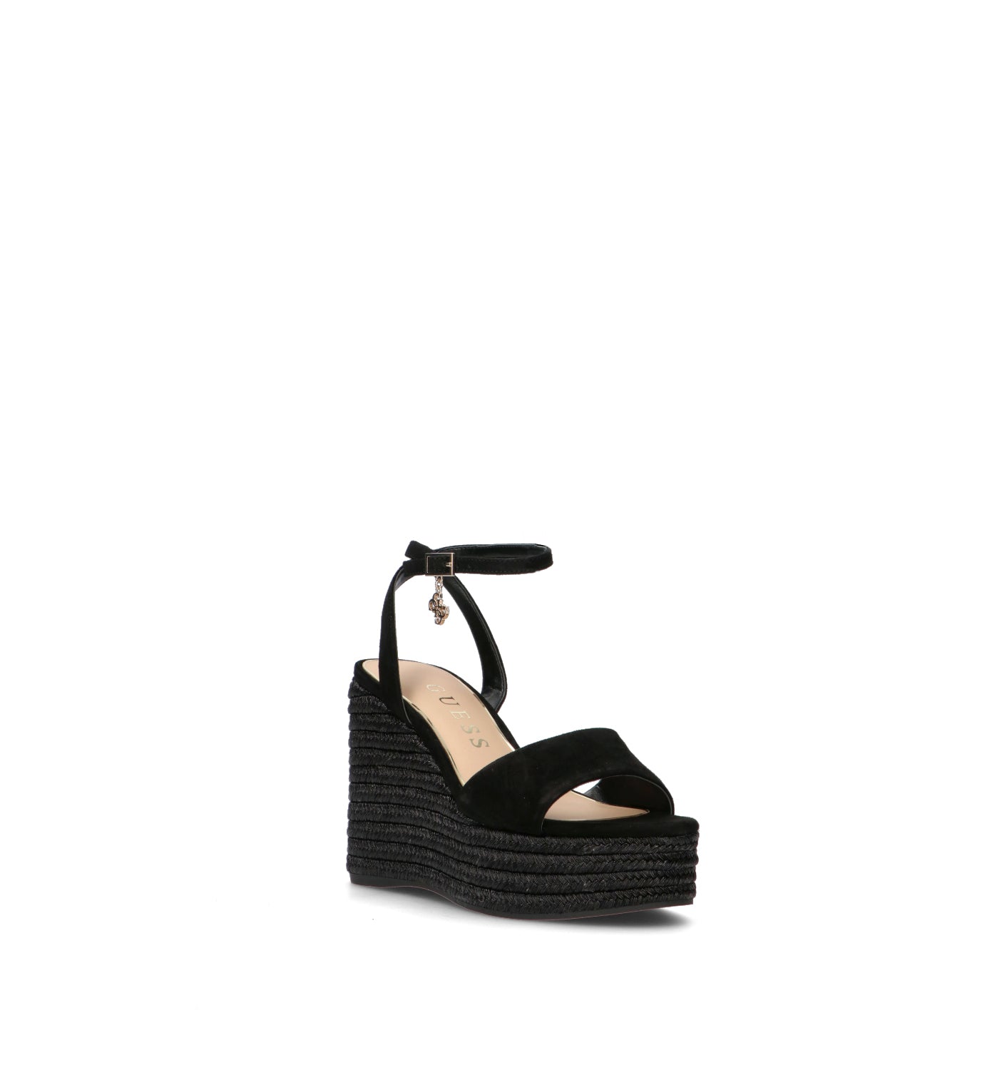 GUESS Sandalo donna nero in suede
