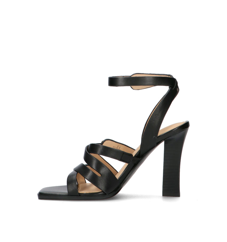 GUESS Sandalo donna nero in pelle