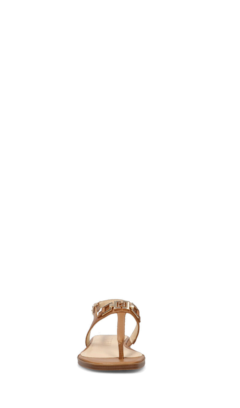 GUESS Sandalo donna tan in pelle