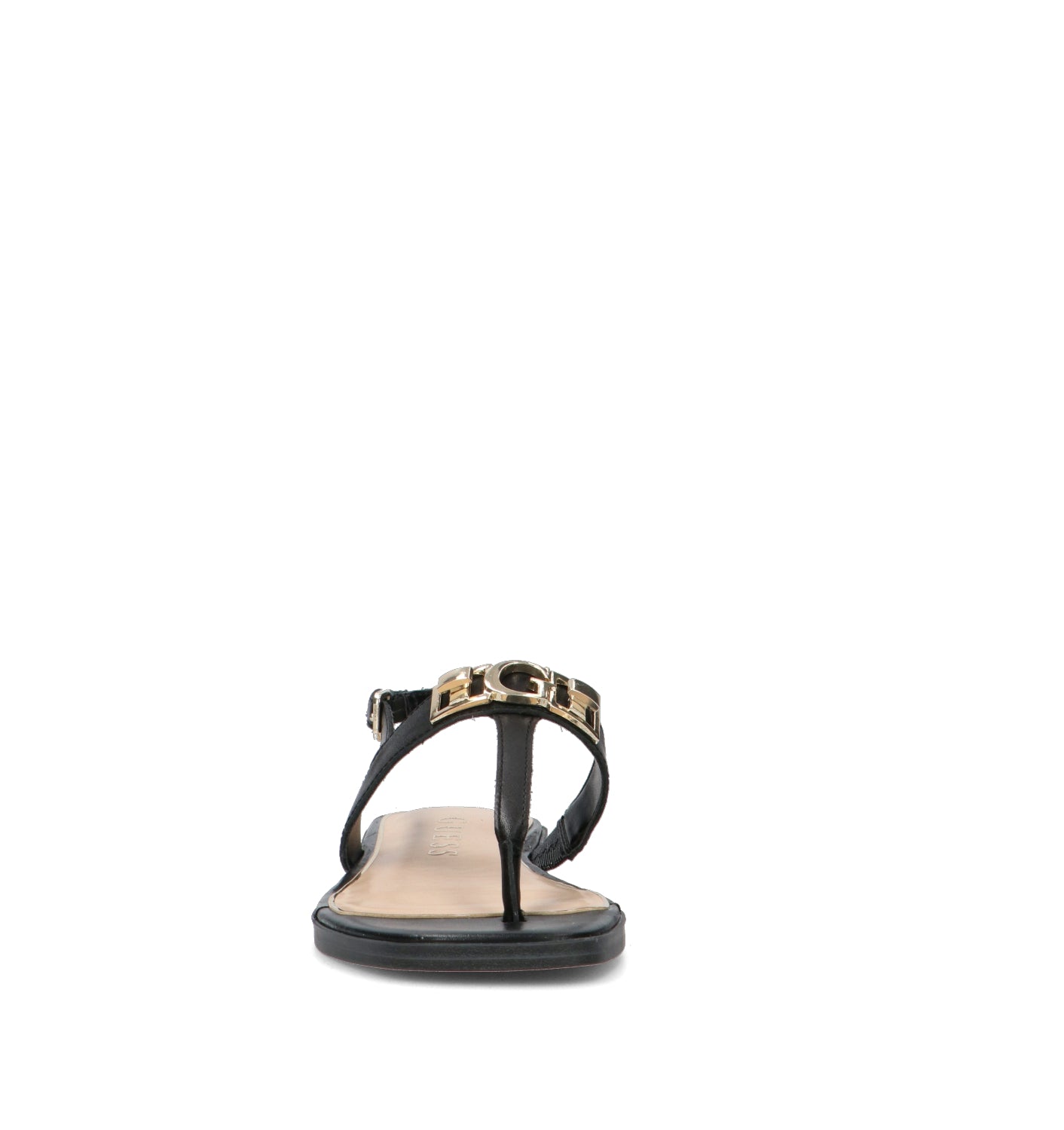GUESS Sandalo donna nero in pelle
