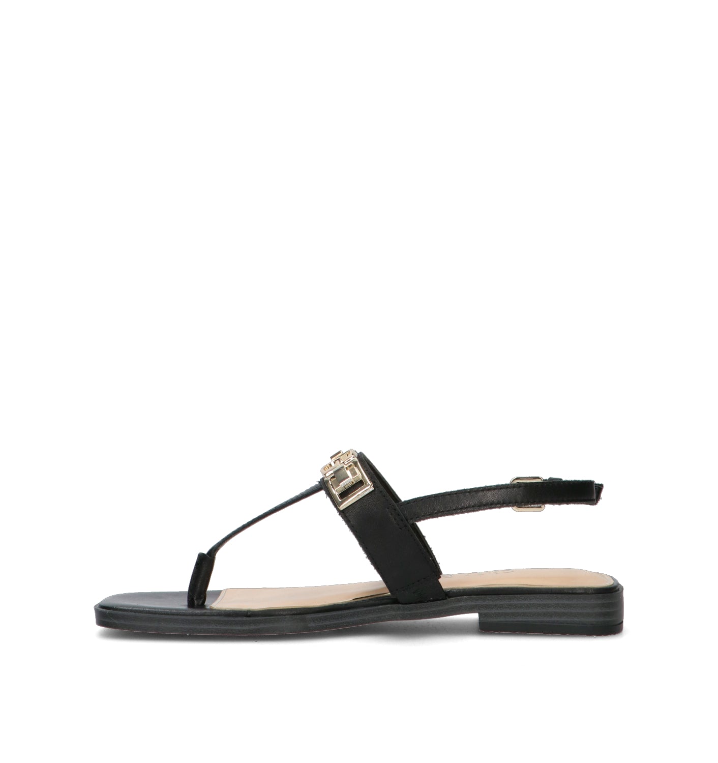 GUESS Sandalo donna nero in pelle