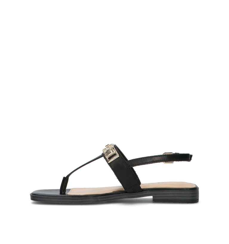 GUESS Sandalo donna nero in pelle