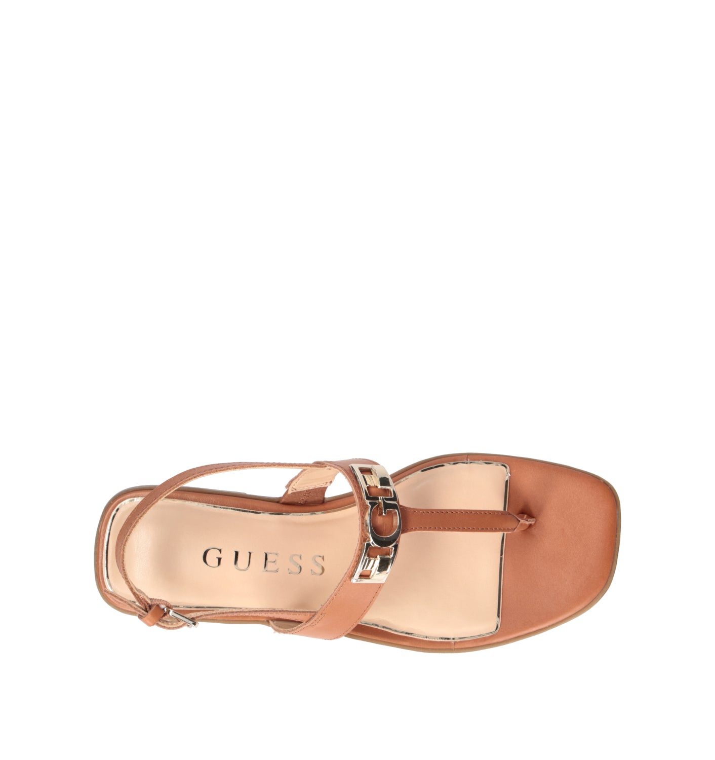 GUESS Sandalo donna cuoio in pelle