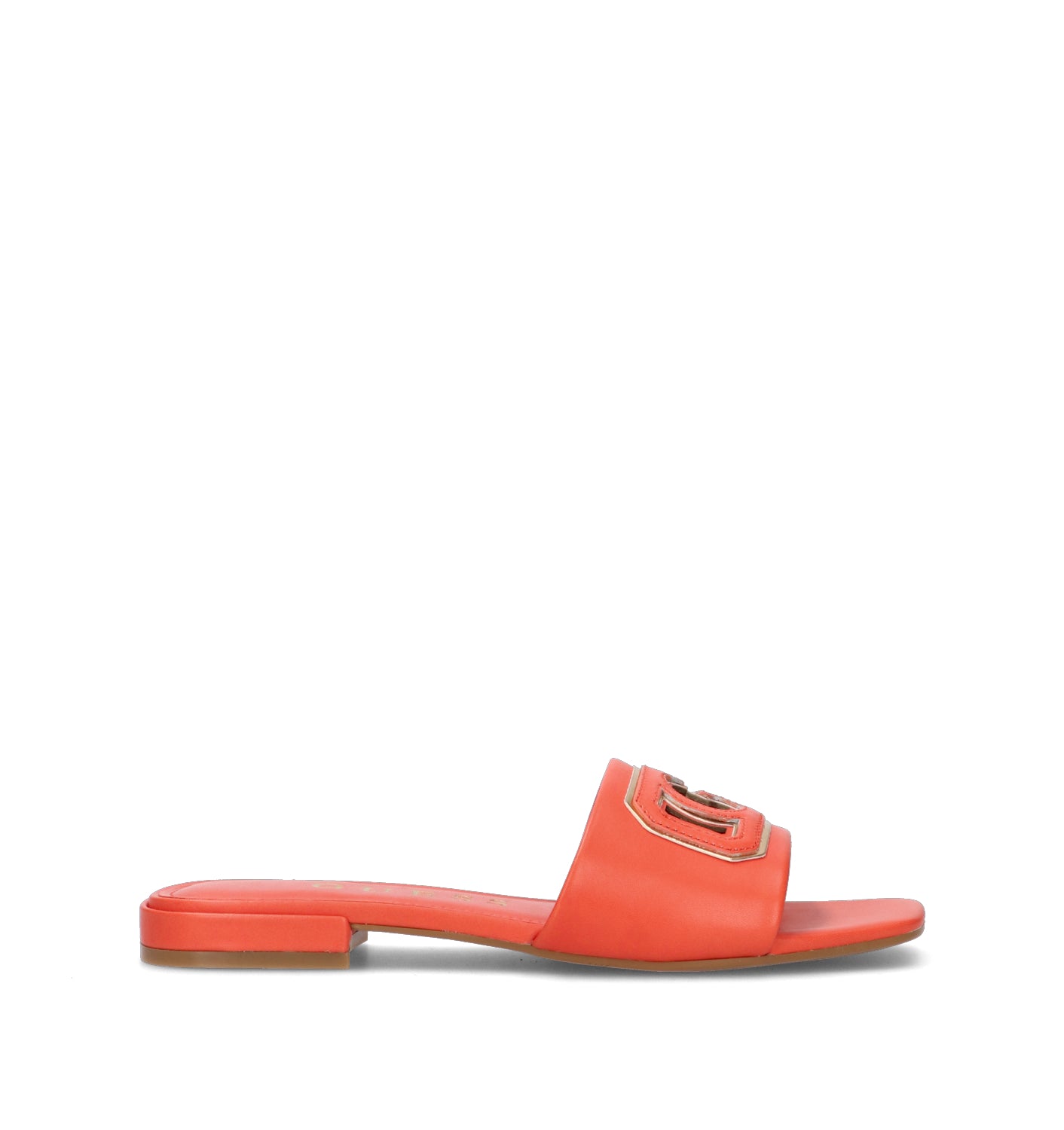 GUESS Ciabatta donna corallo in pelle