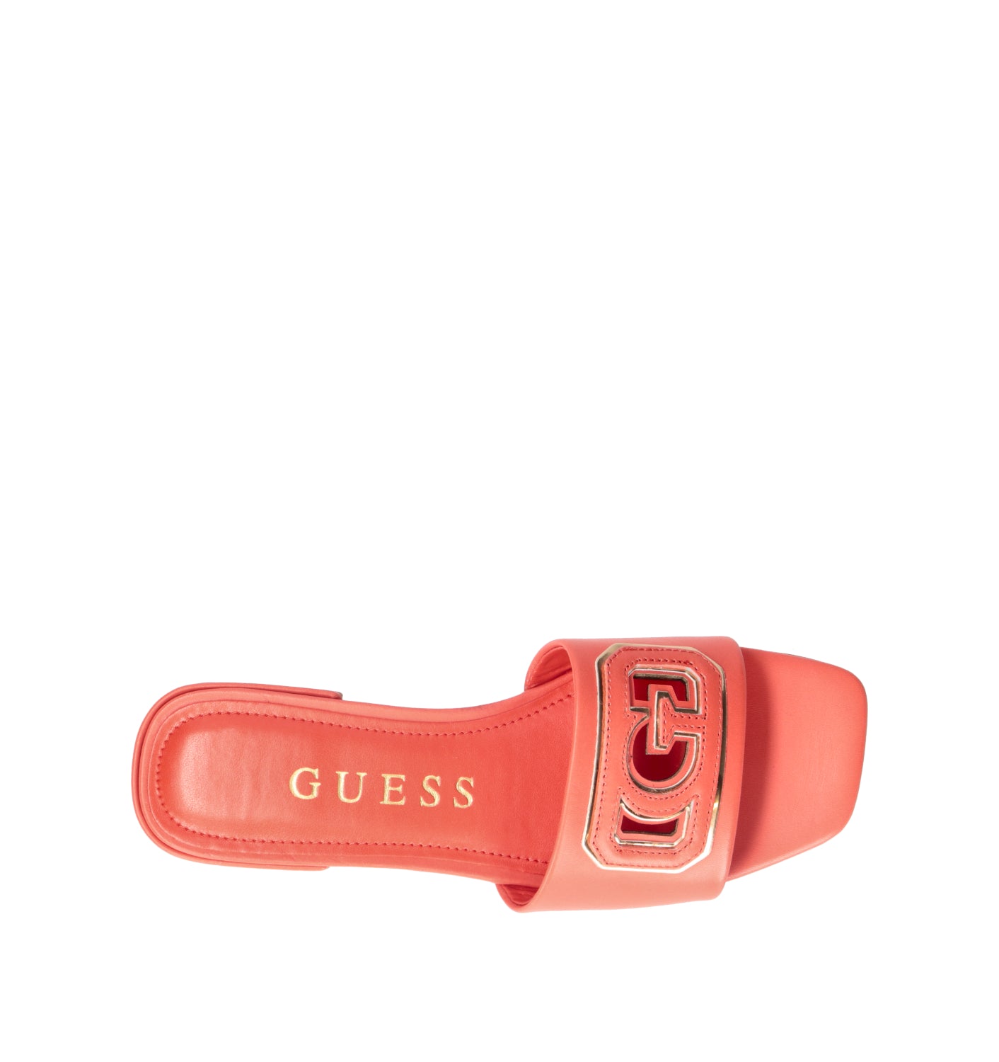 GUESS Ciabatta donna corallo in pelle