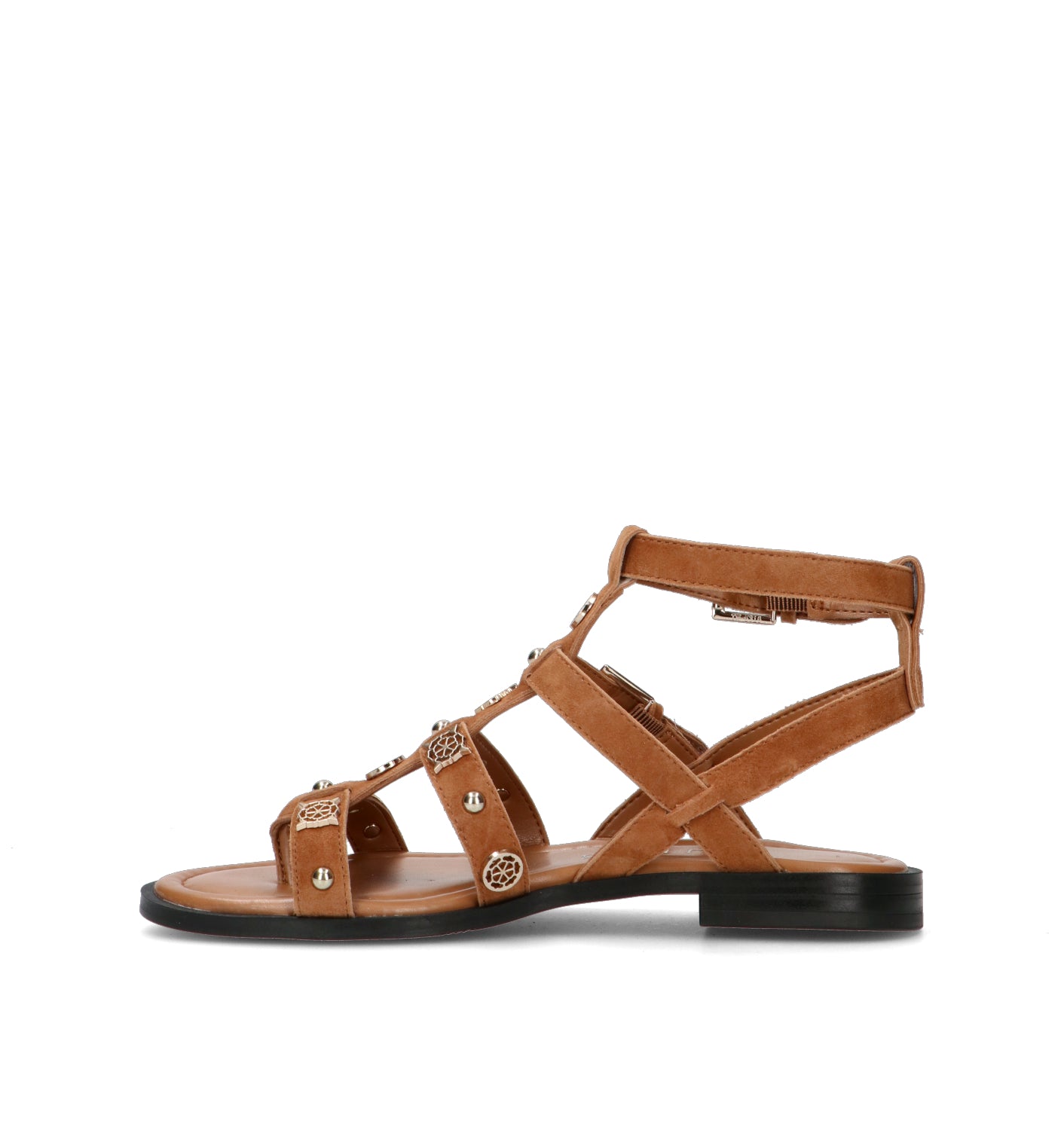 GUESS Sandalo donna marrone in suede