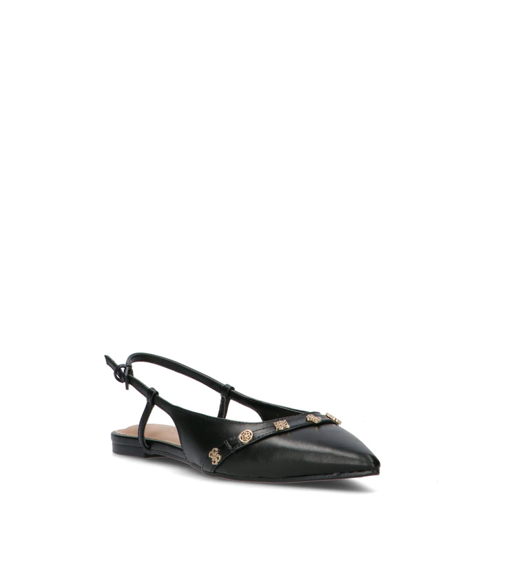 GUESS Slingabck donna nera in pelle