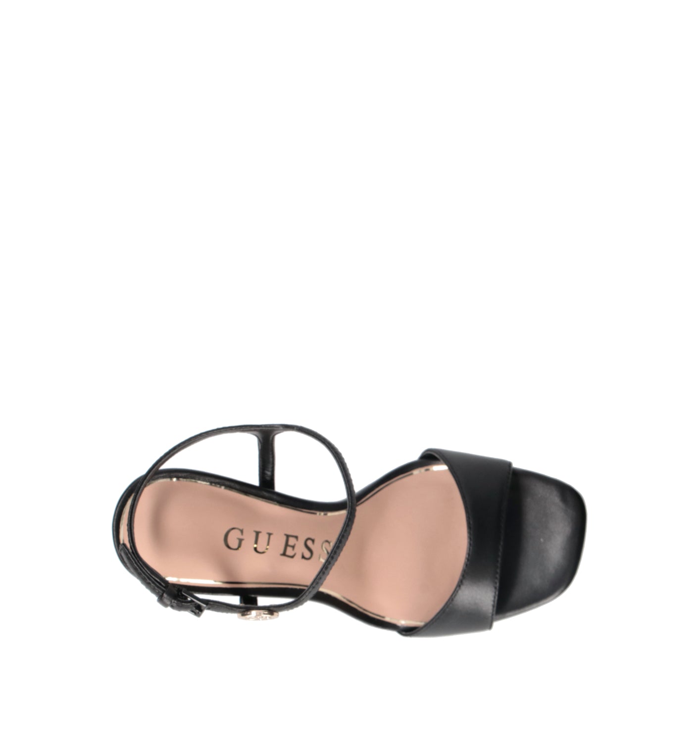 GUESS Sandalo donna nero in pelle