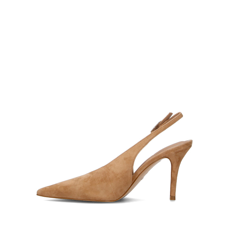 GUESS Slingback donna cammello in suede