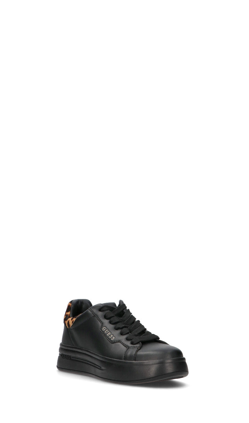 GUESS Sneaker donna nera in pelle
