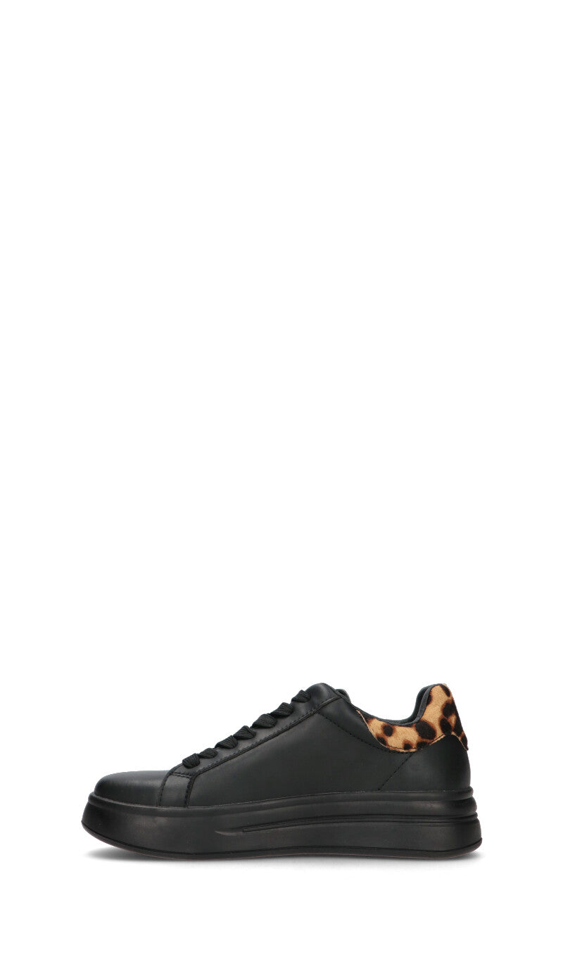 GUESS Sneaker donna nera in pelle