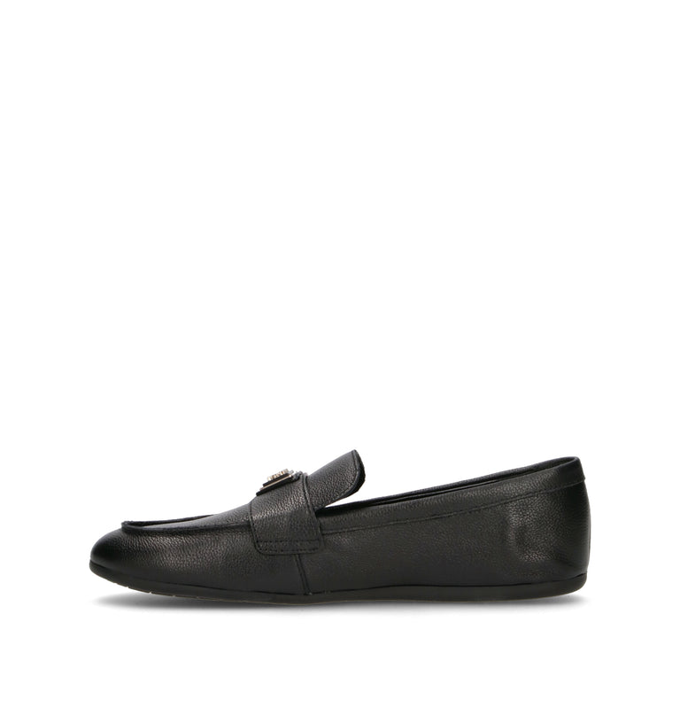 GUESS Mocassino donna nero in pelle