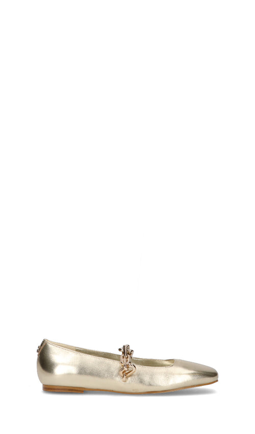 GUESS Ballerina donna oro in pelle