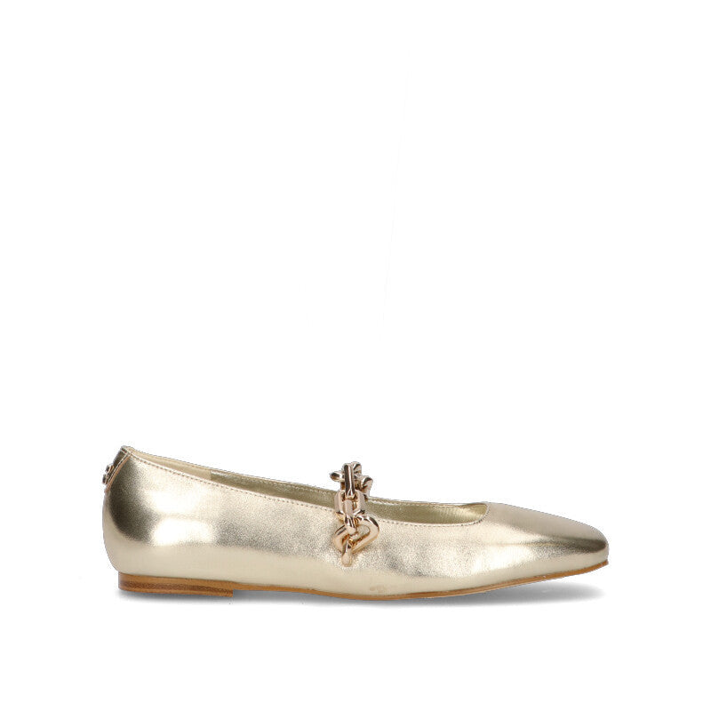 GUESS Ballerina donna oro in pelle