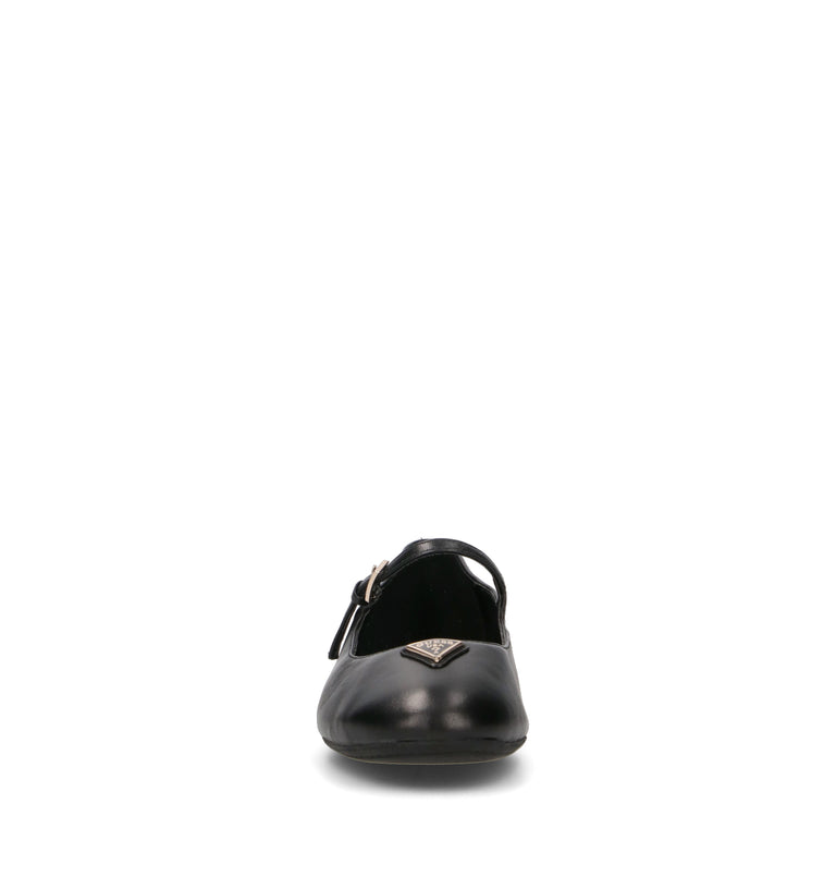 GUESS Ballerina donna nera in pelle