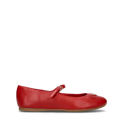 GUESS Ballerina donna rossa in pelle