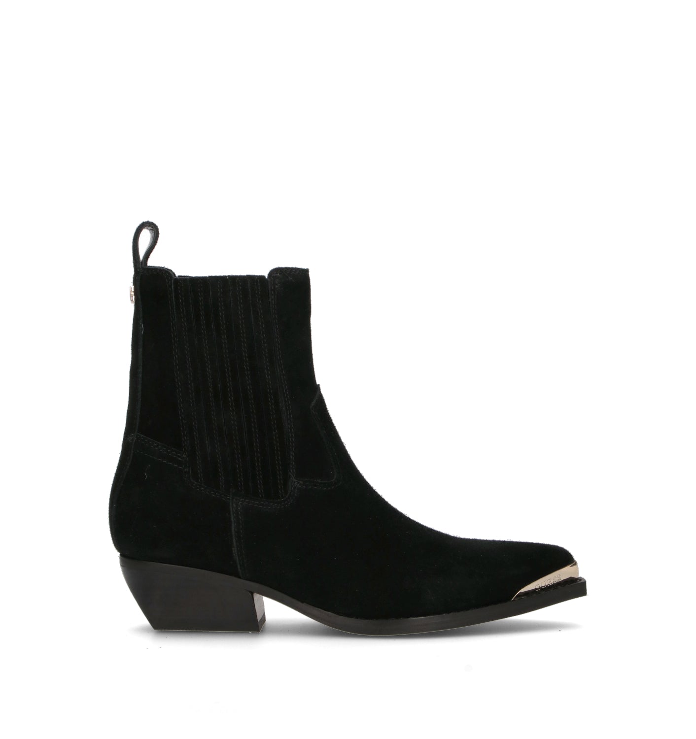 GUESS Tronchetto donna nero in suede