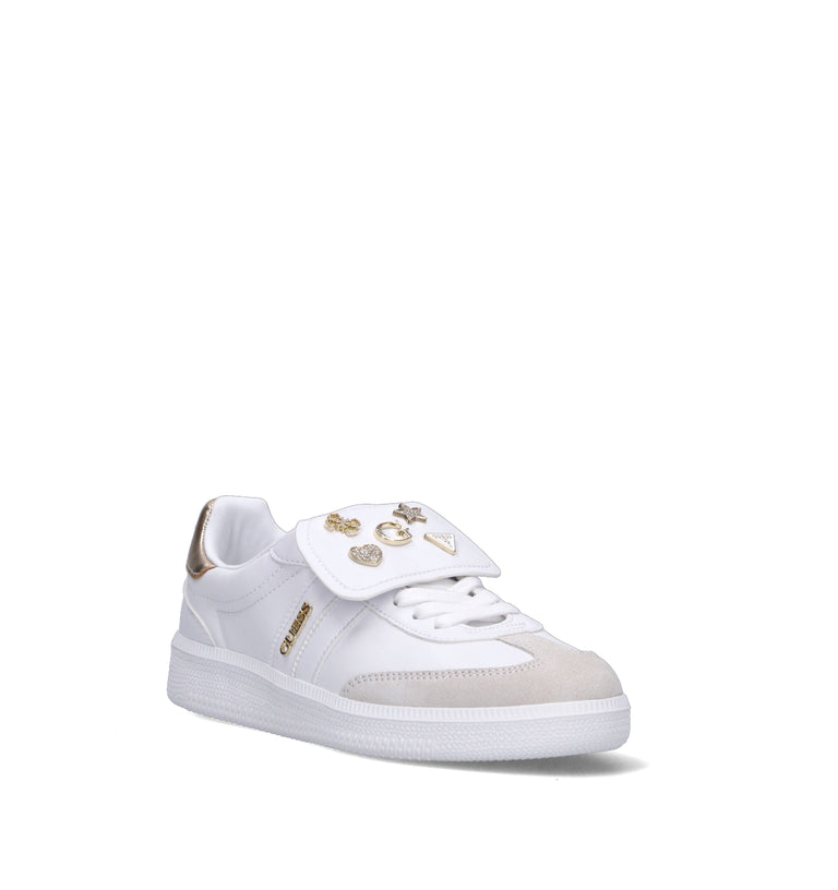 GUESS Sneaker donna bianca in pelle