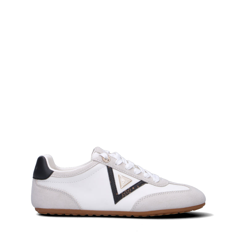 GUESS Sneaker donna bianca in pelle