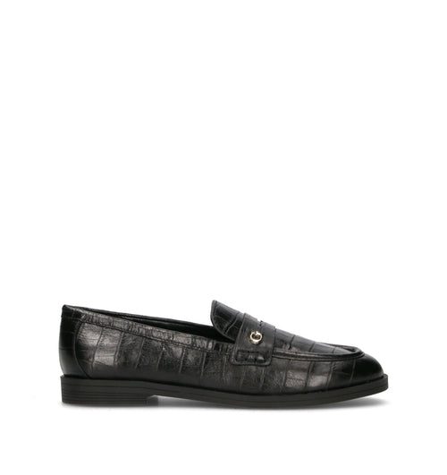 GUESS Mocassino donna nero in pelle