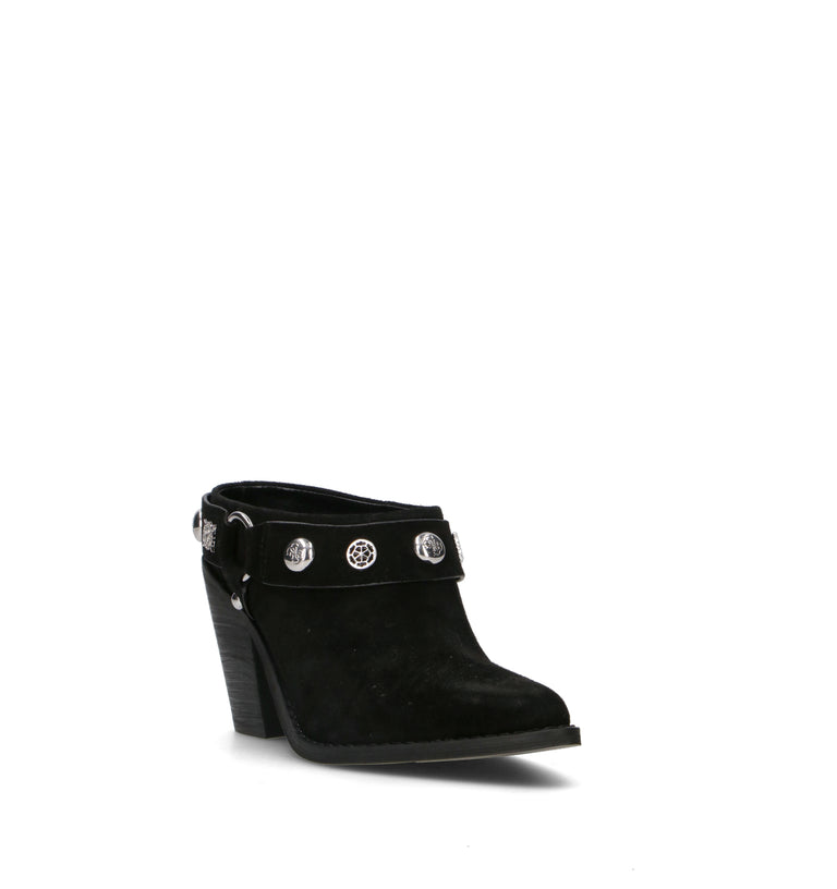 GUESS Sabot donna nero in suede