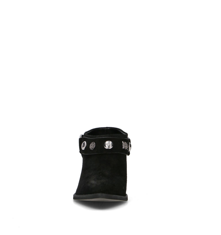 GUESS Sabot donna nero in suede
