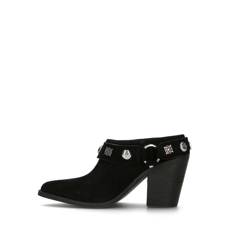 GUESS Sabot donna nero in suede