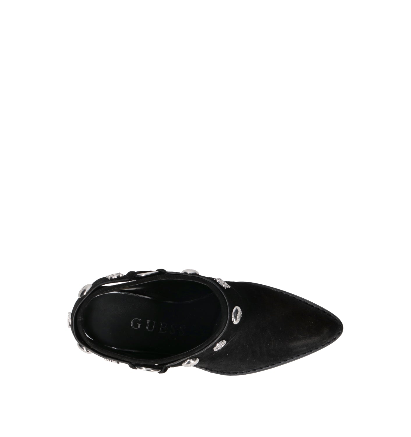 GUESS Sabot donna nero in suede