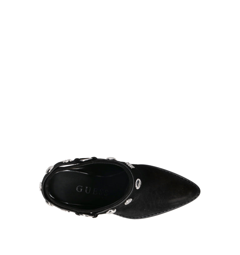 GUESS Sabot donna nero in suede