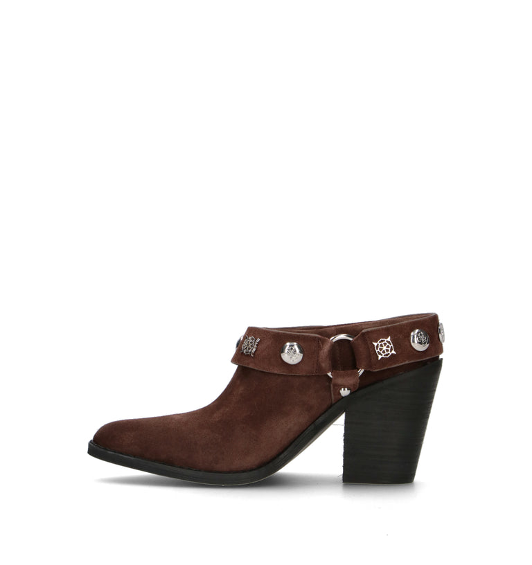 GUESS Sabot donna marrone in suede