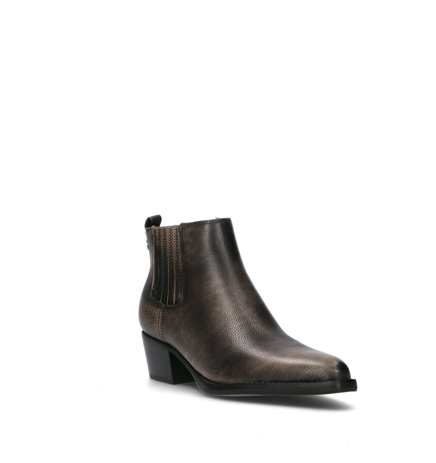 GUESS Tronchetto donna nero in pelle