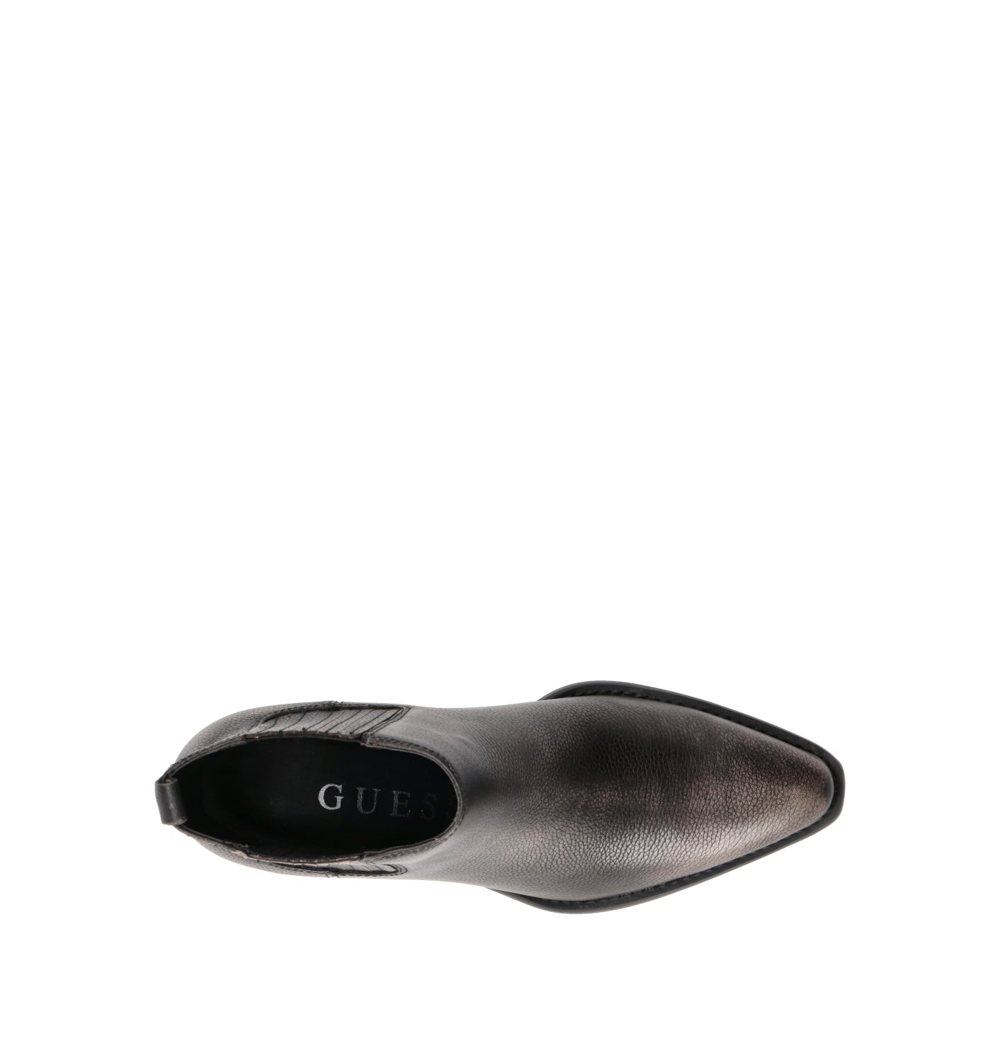 GUESS Tronchetto donna nero in pelle
