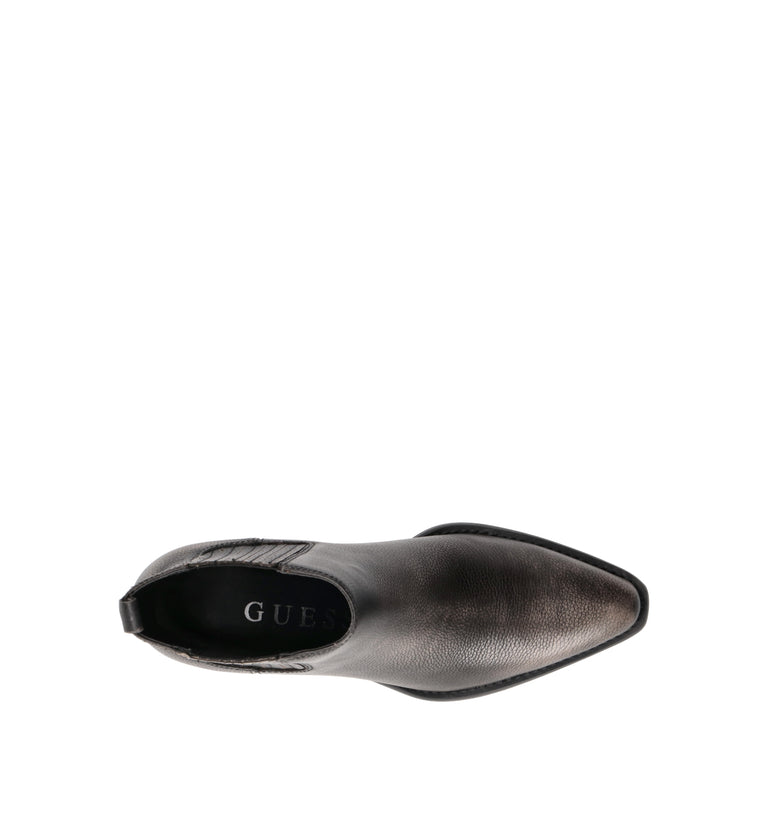 GUESS Tronchetto donna nero in pelle