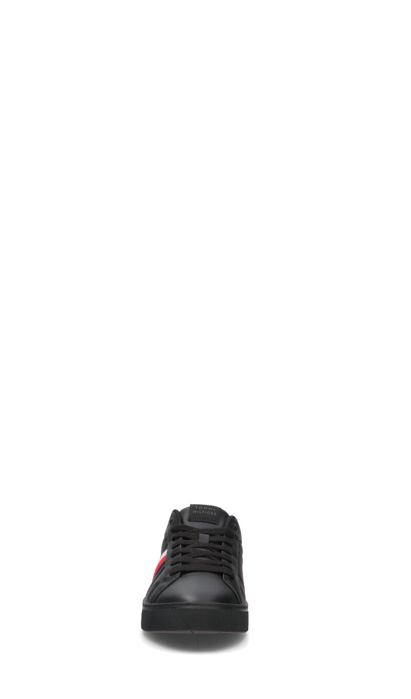 TOMMY HILFIGER Sneaker uomo nera in pelle