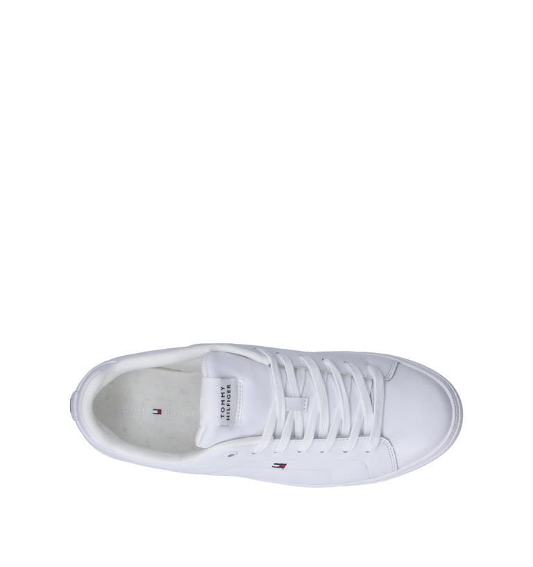 TOMMY HILFIGER Sneaker uomo bianca in pelle