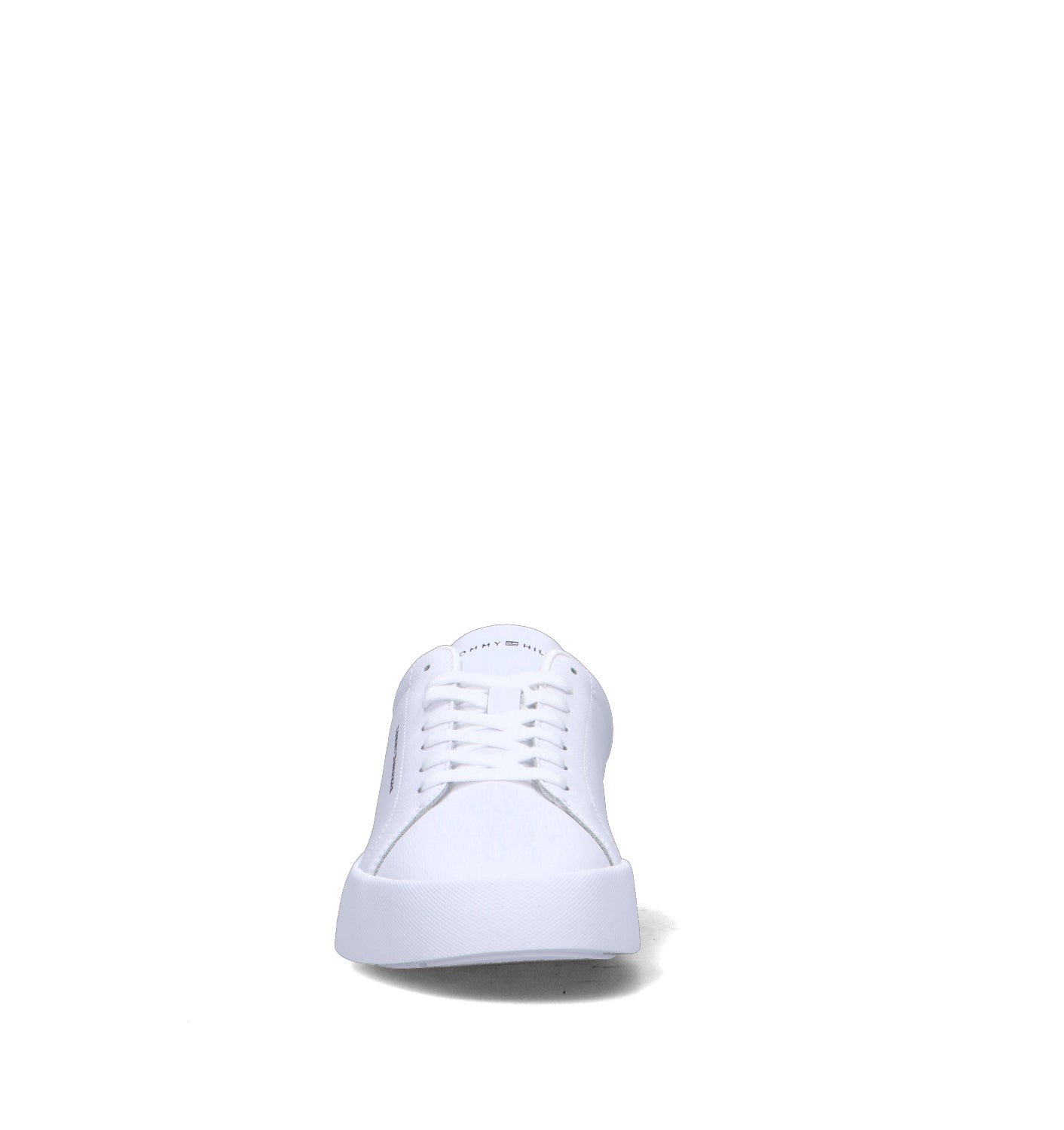 TOMMY HILFIGER Sneaker uomo bianca/verde in pelle