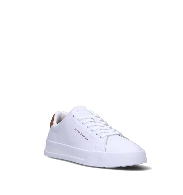 TOMMY HILFIGER Sneaker uomo bianca in pelle