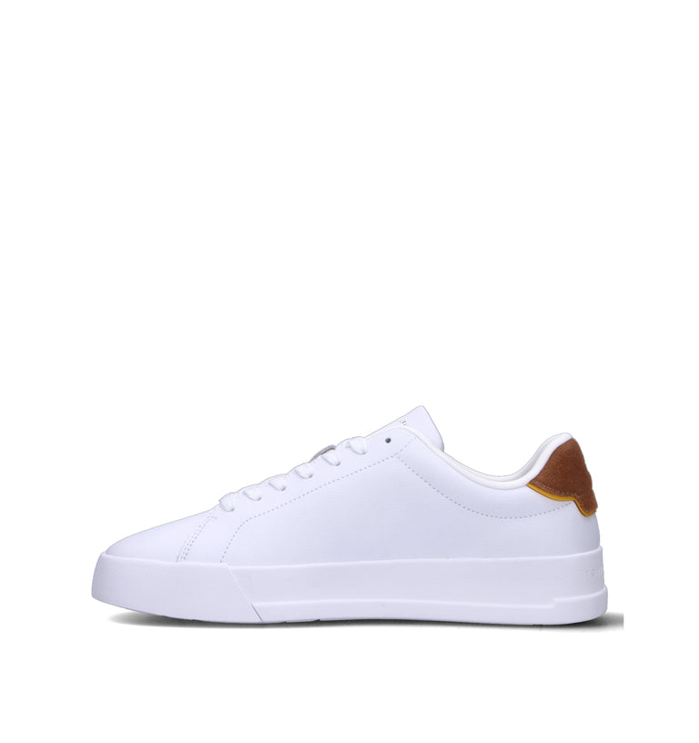 TOMMY HILFIGER Sneaker uomo bianca in pelle